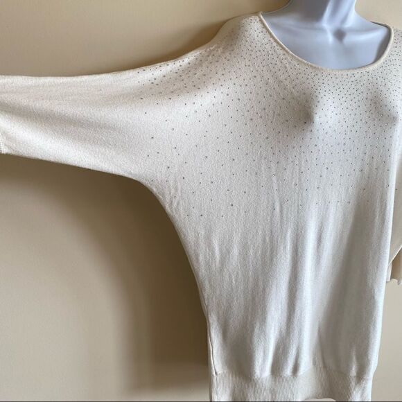 Elle Women's Size XL Pullover Sweater with sequins - Picture 3 of 7